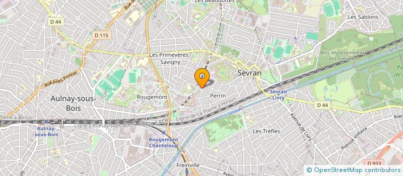 localisation de l'entreprise MONSIEUR AMINE BENAYAD  SEVRAN