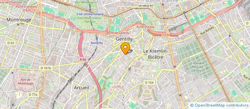 localisation de l'entreprise MONSIEUR AMINE BENCHARA  GENTILLY