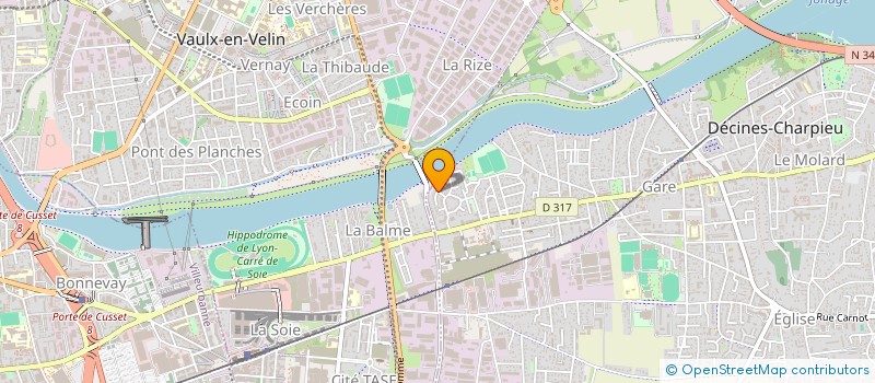 localisation de l'entreprise MONSIEUR AMINE BENCHOHRA  DECINES-CHARPIEU