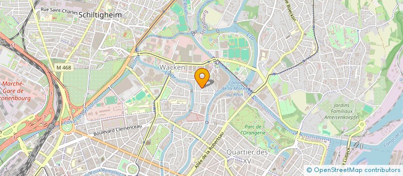 localisation de l'entreprise MONSIEUR AMINE BENDAHMANE à STRASBOURG