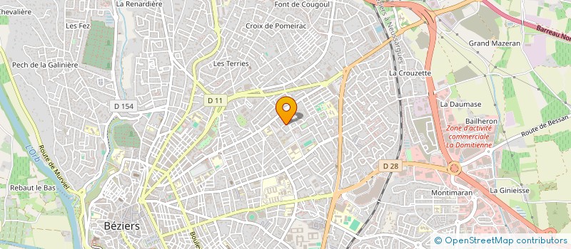 localisation de l'entreprise MONSIEUR AMINE BENHADJOUDJA  BEZIERS