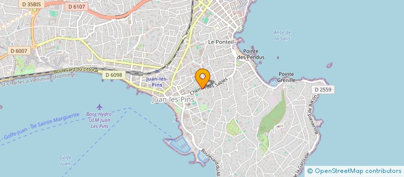 localisation de l'entreprise MONSIEUR AMINE BENKRITLY  ANTIBES