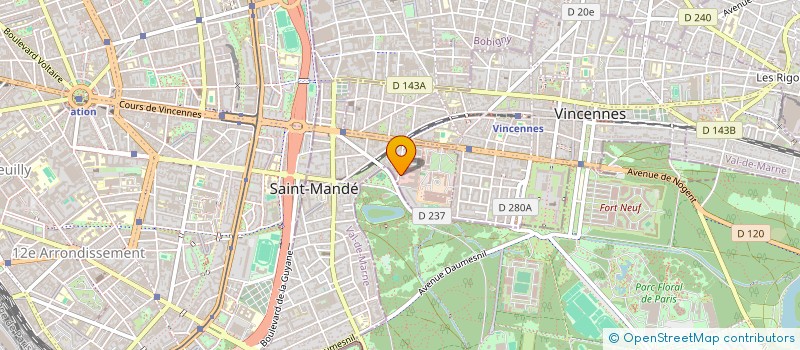 localisation de l'entreprise MONSIEUR AMINE BENMOUHOUB à SAINT-MANDE