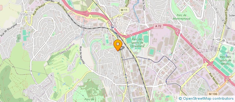 localisation de l'entreprise MONSIEUR AMINE BENNACER  SAINT-ETIENNE