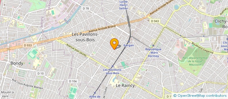 localisation de l'entreprise MONSIEUR AMINE BENSEMAIL  LES PAVILLONS-SOUS-BOIS