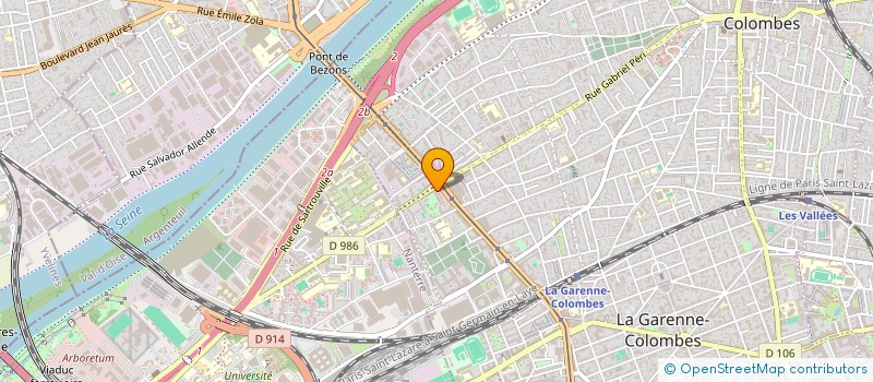 localisation de l'entreprise MONSIEUR AMINE BENTAHAR à COLOMBES