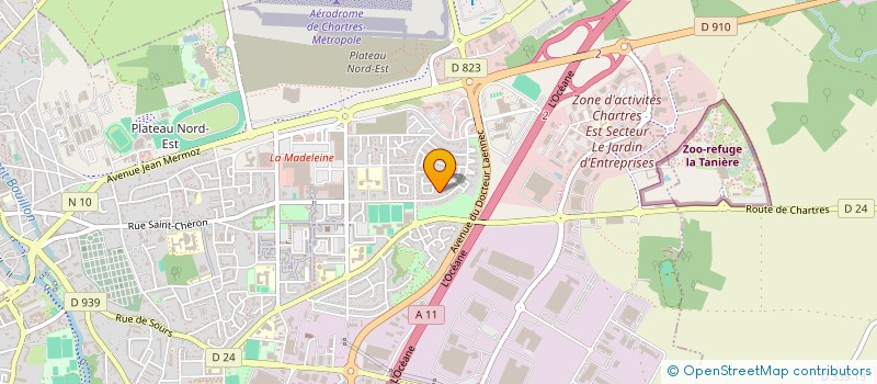 localisation de l'entreprise MONSIEUR AMINE BENYOUCEF  CHARTRES