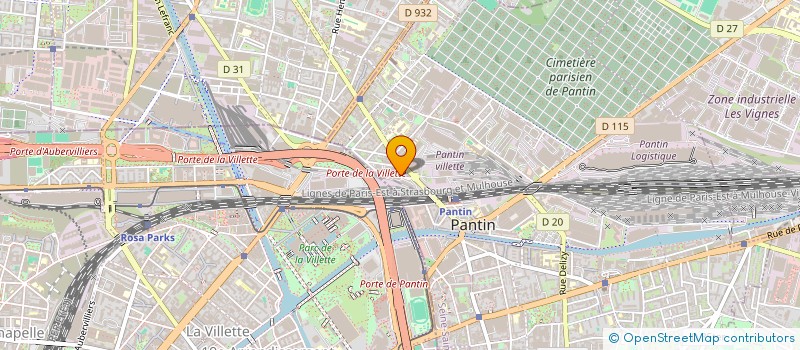 localisation de l'entreprise MONSIEUR AMINE BERCHICHE à PANTIN