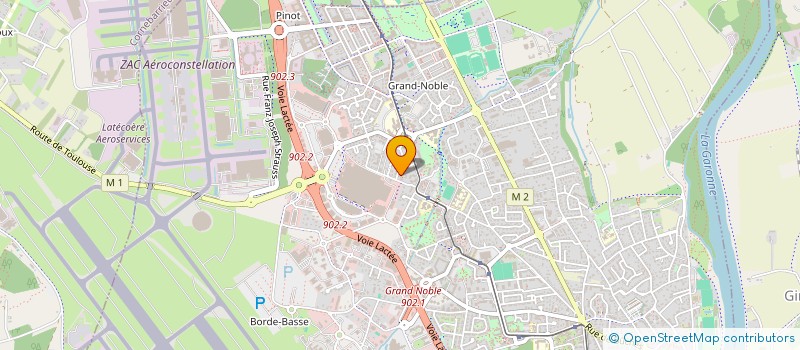 localisation de l'entreprise MONSIEUR AMINE BESSOLTANE  BLAGNAC