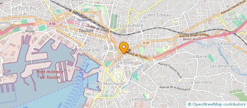 localisation de l'entreprise MONSIEUR AMINE BETTAHAR  TOULON