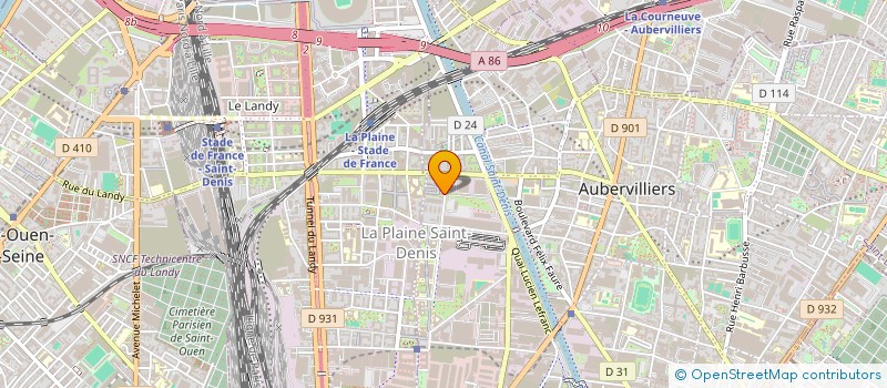 localisation de l'entreprise MONSIEUR AMINE BICHOUALNE à AUBERVILLIERS
