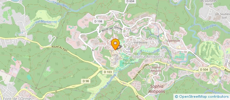 localisation de l'entreprise MONSIEUR AMINE BIDOUD à VALBONNE