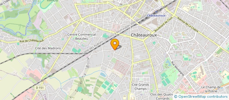 localisation de l'entreprise MONSIEUR AMINE BIFERAIOUNE à CHATEAUROUX