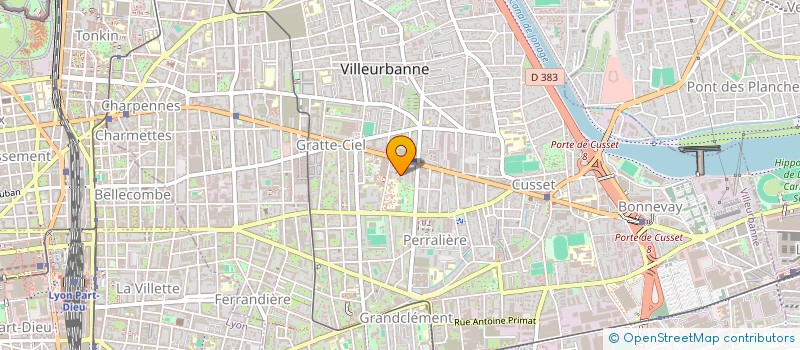 localisation de l'entreprise MONSIEUR AMINE BOUBAKRIA  VILLEURBANNE