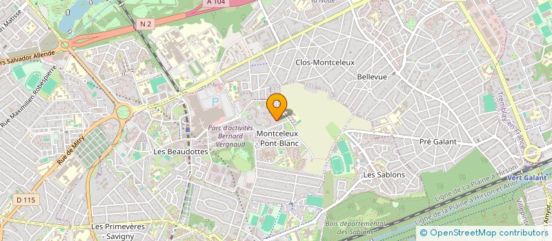 localisation de l'entreprise MONSIEUR AMINE BOUDJEMAA à SEVRAN