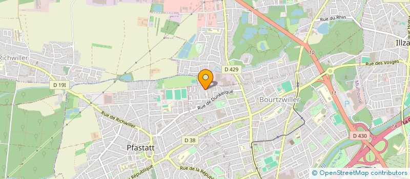 localisation de l'entreprise MONSIEUR AMINE BOUFELLAH à MULHOUSE