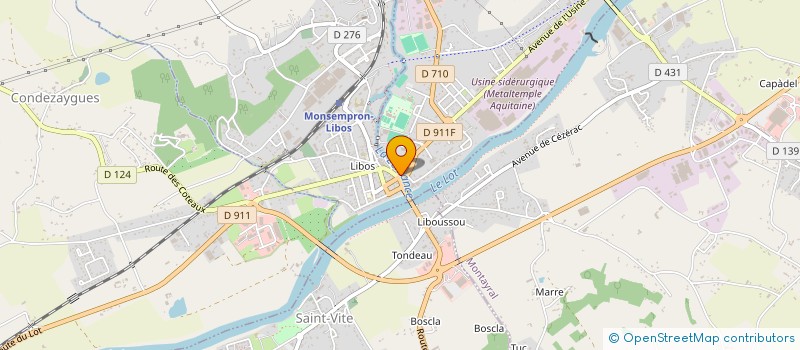 localisation de l'entreprise MONSIEUR AMINE BOUGHOU  MONSEMPRON-LIBOS