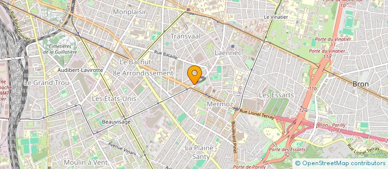 localisation de l'entreprise MONSIEUR AMINE BOUHAMAMA  LYON