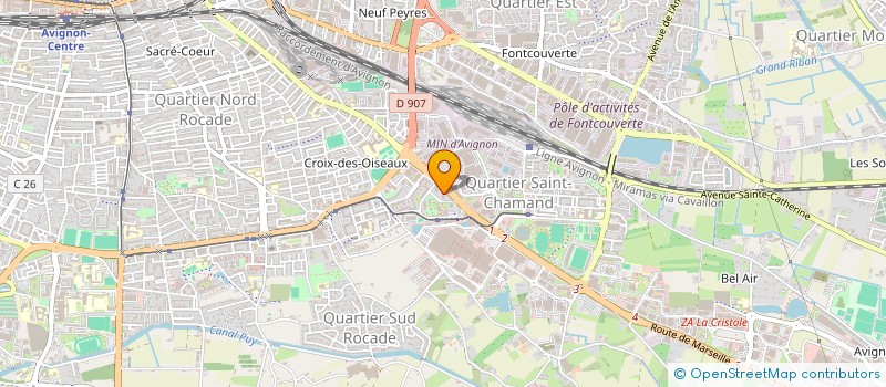 localisation de l'entreprise MONSIEUR AMINE BOUHID  AVIGNON