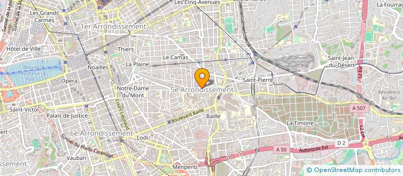 localisation de l'entreprise MONSIEUR AMINE BOUHOU  MARSEILLE