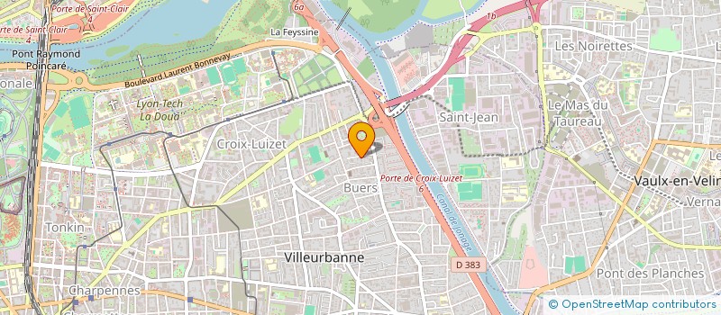 localisation de l'entreprise MONSIEUR AMINE BOUKHANA  VILLEURBANNE