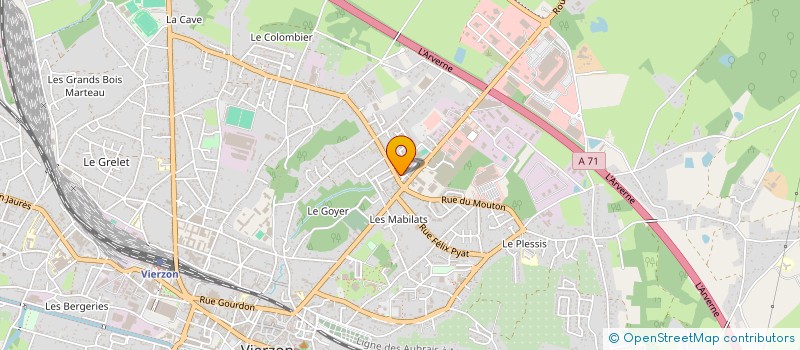 localisation de l'entreprise MONSIEUR AMINE BOUKHEDDOUMI  VIERZON