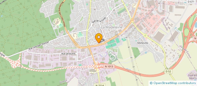 localisation de l'entreprise MONSIEUR AMINE BOULBAIR à EVREUX