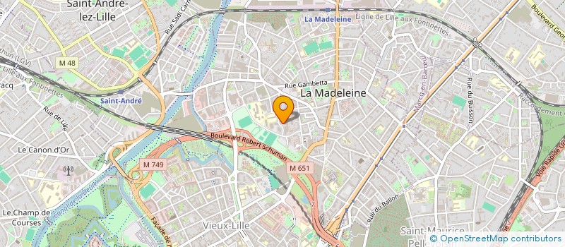 localisation de l'entreprise MONSIEUR AMINE BOULGUERGOUR à LA MADELEINE