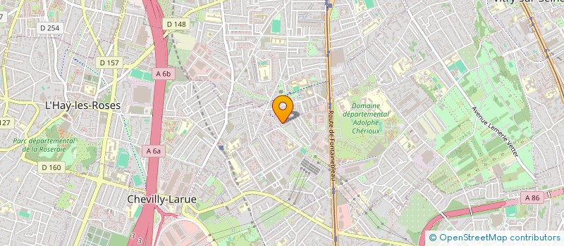 localisation de l'entreprise MONSIEUR AMINE BOURAS  L'HAY-LES-ROSES