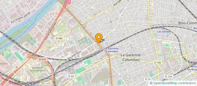 localisation de l'entreprise MONSIEUR AMINE BOURASSINE à COLOMBES