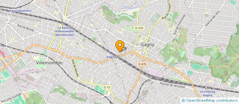 localisation de l'entreprise MONSIEUR AMINE BOUSSAIR  GAGNY