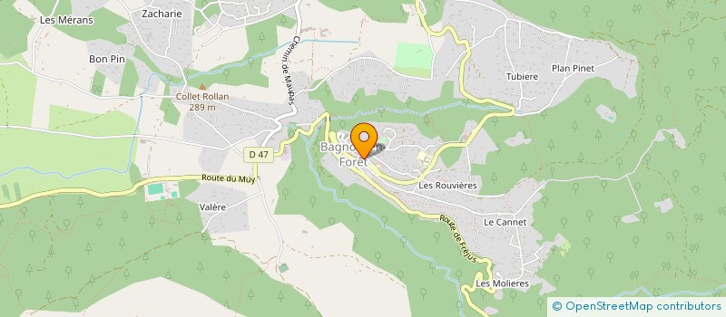 localisation de l'entreprise MONSIEUR AMINE CHAABANE à BAGNOLS-EN-FORET