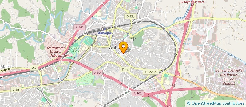 localisation de l'entreprise MONSIEUR AMINE CHEKABA à AUBAGNE