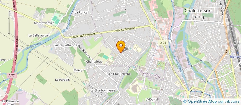 localisation de l'entreprise MONSIEUR AMINE CHENAK  CHALETTE-SUR-LOING