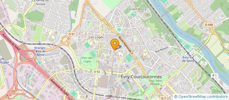 localisation de l'entreprise MONSIEUR AMINE CHENNOUFI  EVRY-COURCOURONNES