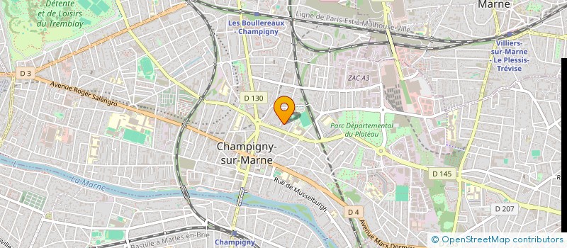 localisation de l'entreprise MONSIEUR AMINE CHERBI à CHAMPIGNY-SUR-MARNE