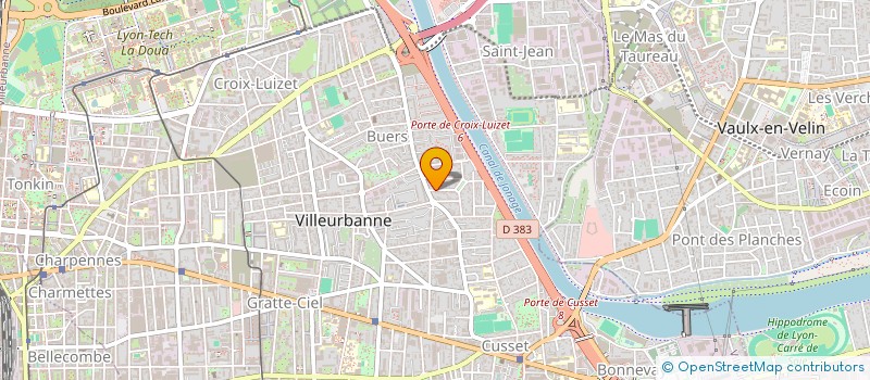 localisation de l'entreprise MONSIEUR AMINE CHERFOUH  VILLEURBANNE