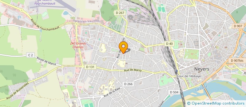 localisation de l'entreprise MONSIEUR AMINE CHERRABEN à NEVERS