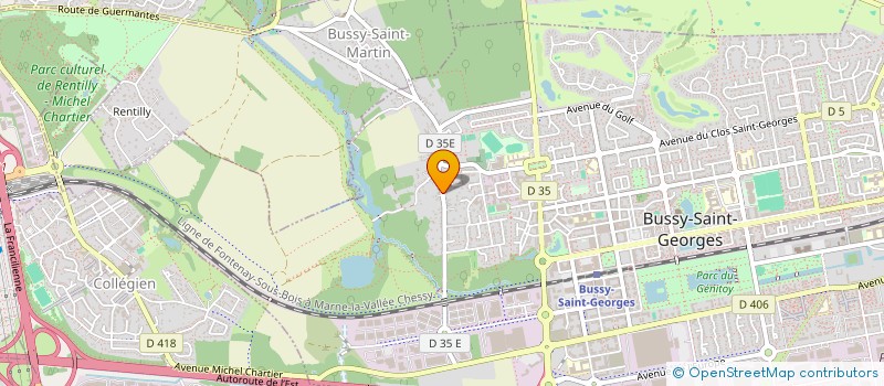 localisation de l'entreprise MONSIEUR AMINE CHIBANI  BUSSY-SAINT-GEORGES
