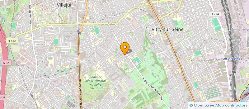 localisation de l'entreprise MONSIEUR AMINE CISSE  VITRY-SUR-SEINE