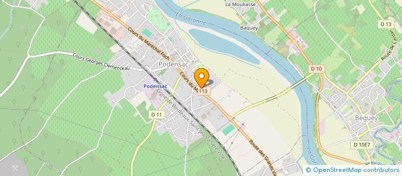 localisation de l'entreprise MONSIEUR AMINE DAHANI  PODENSAC