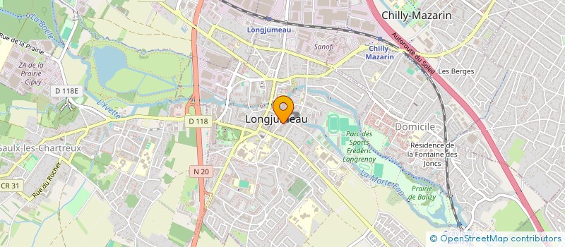 localisation de l'entreprise MONSIEUR AMINE DAIBOUN SAHEL  LONGJUMEAU