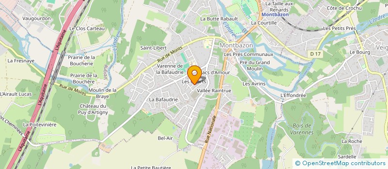 localisation de l'entreprise MONSIEUR AMINE DANI  MONTBAZON