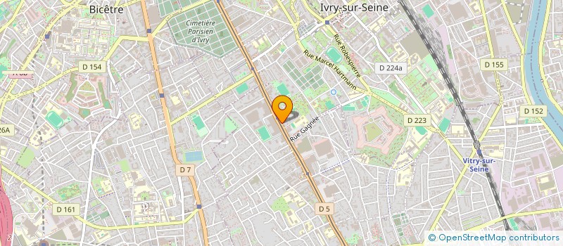 localisation de l'entreprise MONSIEUR AMINE DEBBACHE  IVRY-SUR-SEINE