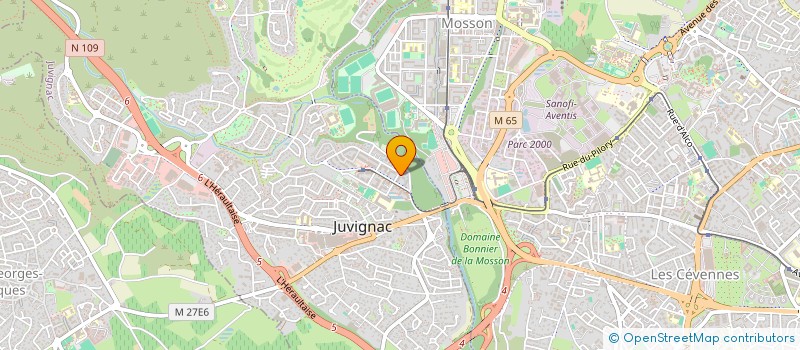 localisation de l'entreprise MONSIEUR AMINE DENAI  JUVIGNAC
