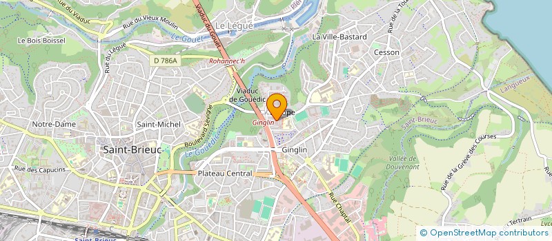 localisation de l'entreprise MONSIEUR AMINE DRIF à SAINT-BRIEUC