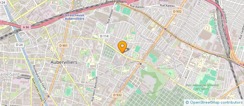 localisation de l'entreprise MONSIEUR AMINE DRISS  AUBERVILLIERS