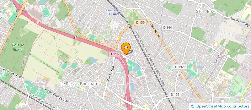 localisation de l'entreprise MONSIEUR AMINE ED DRISSI  SAINT-LEU-LA-FORET