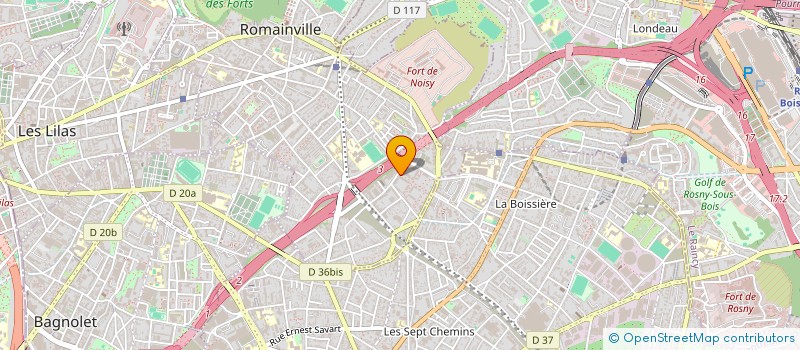 localisation de l'entreprise MONSIEUR AMINE EL BADAOUI à ROMAINVILLE