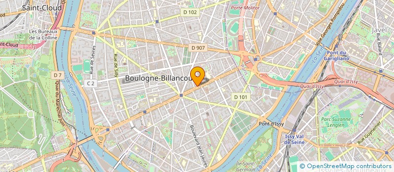 localisation de l'entreprise MONSIEUR AMINE EL GARGATI à BOULOGNE-BILLANCOURT